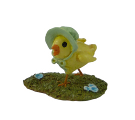 A-1_Little_Chick_with_Bonnet_green