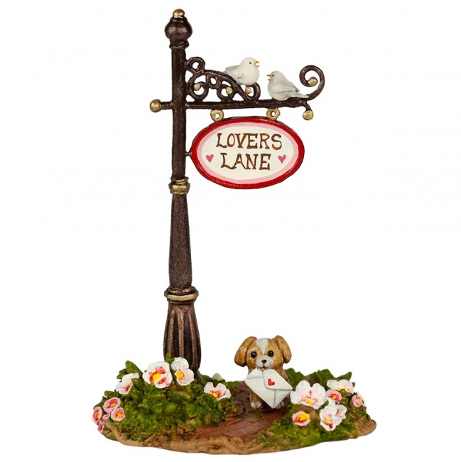 A-49d Lover's Lane Sign Post
