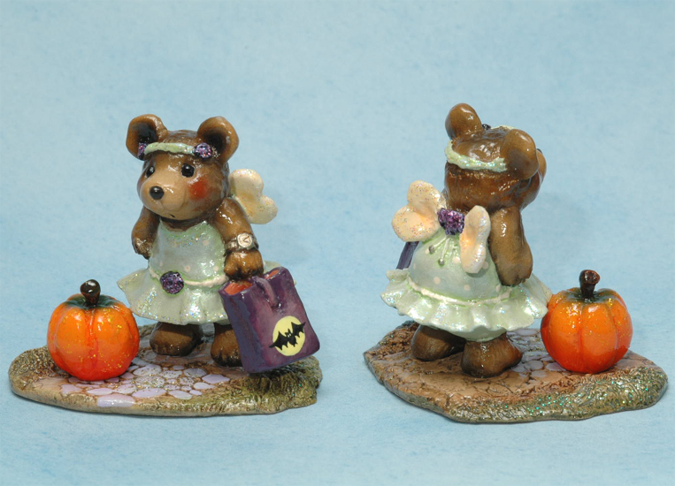 BB-15_Halloween_Fairy_Bear_Creative_Hands_green_dress_bat