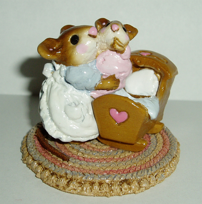 M-069_Beddy_Bye_Mousey_blue_dress_pink_baby
