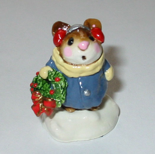 M-087_Holly_Mouse_blue_coat_red_ear_muffs