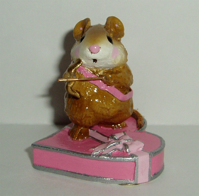 M-094_Cupid_Mouse_pink_heart_pink_and_silver_bow
