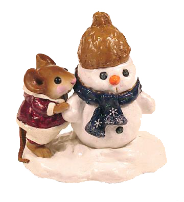 M-188_Snow_Buddies_red_glitter_snowsuit_blue_scarf