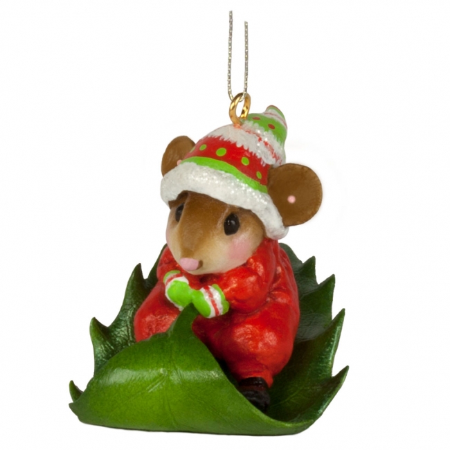 M-629a Holly Express Ornament