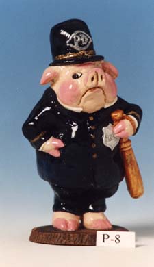 P-08 Piggy Policeman