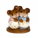 M-007m Mini Two Mice with Candle